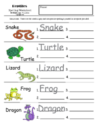 Snakes & Reptiles Teacher Resources - ECEkids