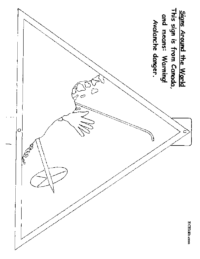 Canada Avalanche Danger Sign
