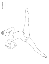 Girl on Balance Beam Coloring Page