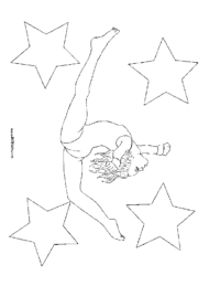 Floor Exorsise Coloring Page