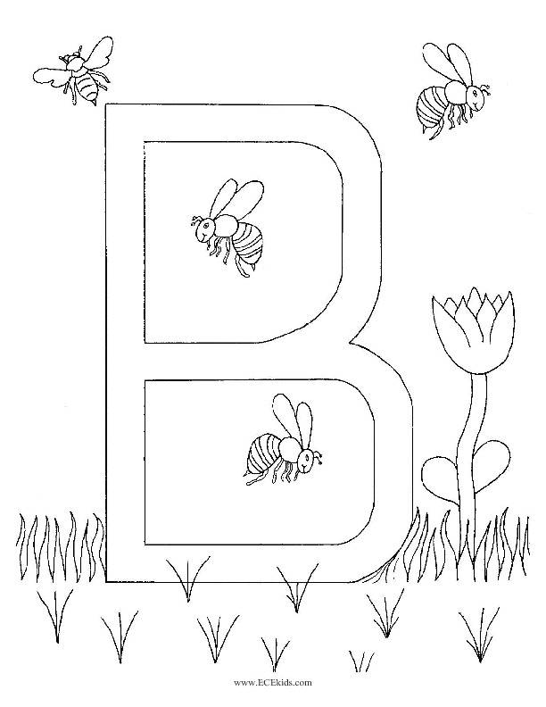 Letters of the Alphabet Coloring Pages - ECEkids