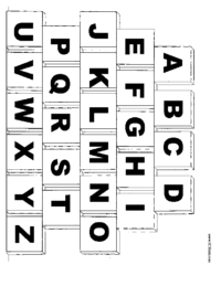 Alphabet Blocks Colorinig