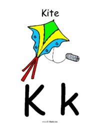 Letter K Classroom Poster