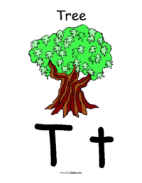 Letter T Poster